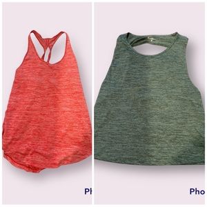 2 Piece bundle workout gym tops